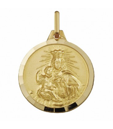 Medalla V.Carmen 18mm Oro de Ley 18 kts Ref : 1000202-18
