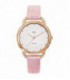 Reloj Go Mujer Correa de Piel Rosado Ref : GO-698821