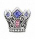 Disney-Princess Royal Crown-Purple & Pink Swarovski Plata de Ley 925 mls