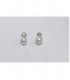 Pendientes de Comunion Perlas modelo Clasico combinando la Perla y Ciconitas de Plata de Ley Rodiada 925 mls