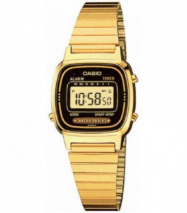 Reloj Casio Digital Acero Dorado de Mujer Ref . LA670WGA-1DF