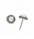Pendientes de Bebe con Perlas Naturales de 4 mm. Diametro 7 mm.