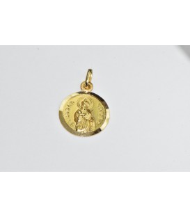 Más sobre Medalla San Judas Tadeo 17 mm Oro de Ley 18 kts Ref: 0407802-7