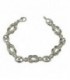 Pulsera Nudos y Eslabon Barco Plata Rodio 925 mls Ref :PU-1197