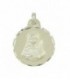 Medalla Santa Lucia 19mm Plata de Ley 925mls Ref : ME-25-491PO