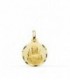 Medalla Corazon de Jesus 16mm Oro de Ley 18 kts Ref : ME-21101-1-75