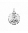 Medalla Santa Teresa de Jesus Plata de Ley Rodiada 925 mls Ref : ME-1000366