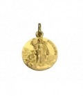 Medalla Santa Marta 20,0mm Oro de Ley 18 kts Ref : ME-04063-3