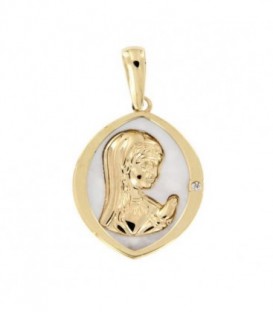 V.Niña 19mm Oro Ley 18 kts Ref : ME-26-10960