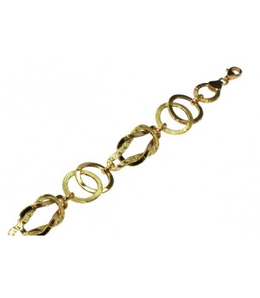 Pulsera Nudos Oro de Ley 18 kts Ref : PU-2364