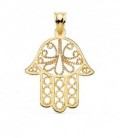 Colgante Mano Fatima 35mm Oro Ley 18 kts Ref: CO-2013C
