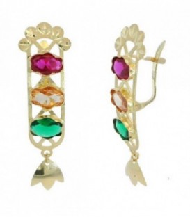 Pendientes Semaforos 36,0mm Oro Ley 18 kts Ref: PE-8563