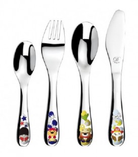 Cubiertos Piratas Acero Inoxidable Ref: 09706