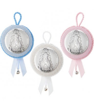 Medallon de Bebe V.Rocio Laminado Ref: 51801-02R