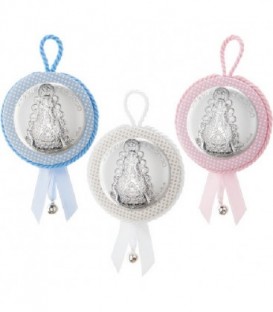 Medallon de Bebe V.Rocio Laminado Ref: 51801-02C